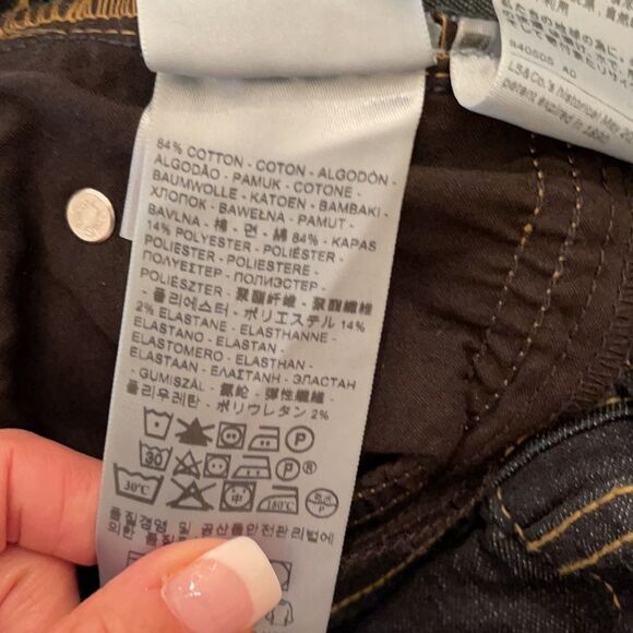 NWT SZ 9M Levi’s Jegging Legging Dark Rinse - Picture 9 of 12